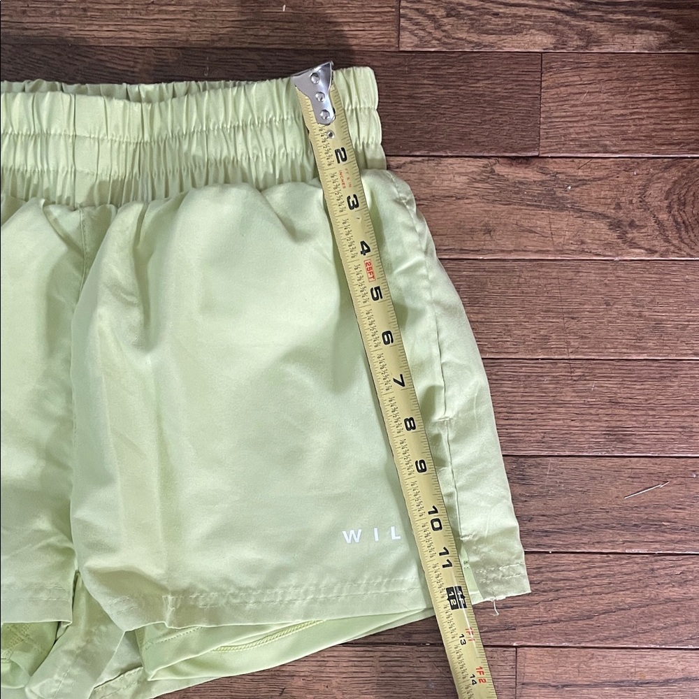 Wilo Women's Athletic Neon Green Shorts - Picture 7 of 8